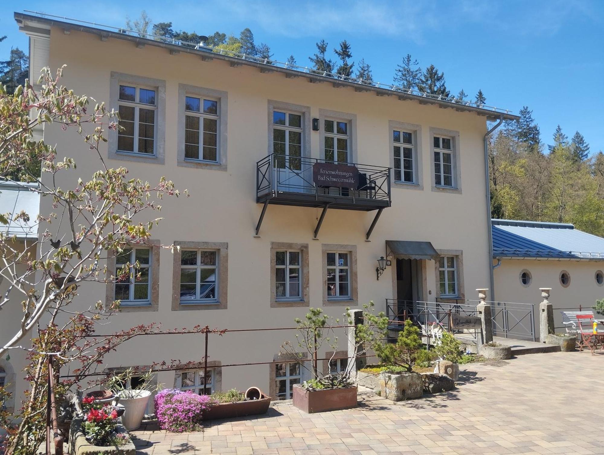 Ferienwohnung Parkblick Im Badehaus Rosenthal-Bielatal Exterior photo